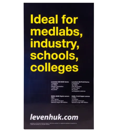 Digitaalne monokulaarne mikroskoop Levenhuk D320L BASE 3M