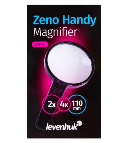 Лупа Pучная Levenhuk Handy ZH13 Magnifier 110mm 2x-4x