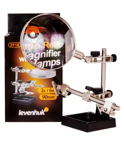 Настольная Лупа Levenhuk Refit ZF15 90 мм 2x- 6x