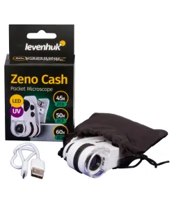 Карманный микроскоп Zeno Cash ZC7, Levenhuk 50x