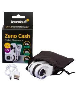 Карманный микроскоп Zeno Cash ZC7, Levenhuk 50x