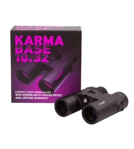 Levenhuk Karma 10x32 BASE Compact Roof Prism Waterproof Universal Binoculars