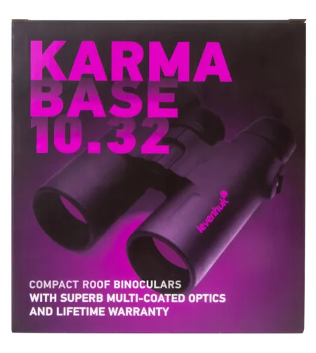 Levenhuk Karma 10x32 BASE Compact Roof Prism Waterproof Universal Binoculars