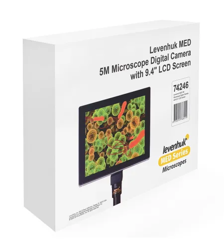 Digikaamera Levenhuk MED 5M mikroskoopidele 9,4-tollise LCD