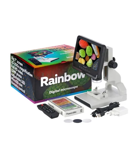 Микроскоп цифровой Levenhuk Rainbow DM700 LCD