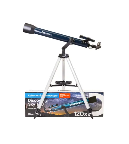 Teleskoop, Discovery Sky T60 60/700 120x raamatuga