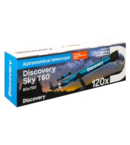 Teleskoop, Discovery Sky T60 60/700 120x raamatuga