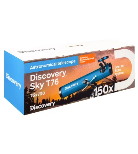 Teleskoop, Discovery Sky T76 raamatuga
