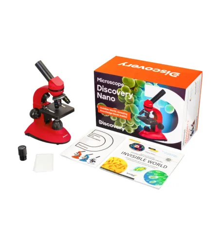 Microscope, Discovery Nano Terra, 40x-400x, with book