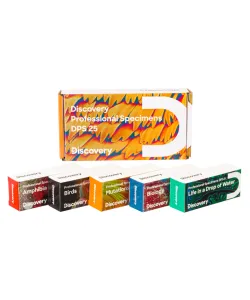 Mikropreparaatide komplekt Discovery Prof DPS 25. "Bioloogia, linnud jne."