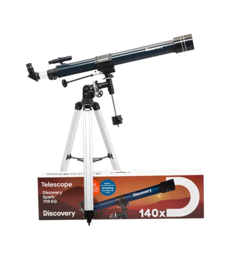 (EN) Discovery Spark 709 EQ Telescope with book