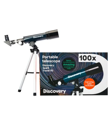 Discovery Spark Travel 50/360 Teleskoop raamatuga (EN)