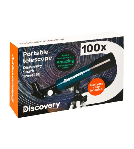 Discovery Spark Travel 50/360 Teleskoop raamatuga (EN)