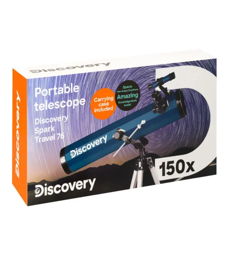 (EN) Discovery Spark Travel 76 Telescope with book