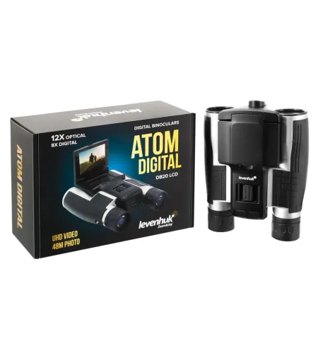 Levenhuk Atom DB20 LCD Digital/Optical Binoculars