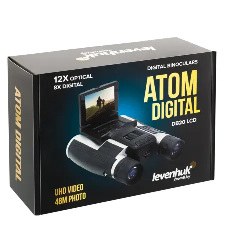 Levenhuk Atom DB20 LCD Digital/Optical Binoculars