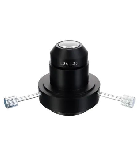 Levenhuk MED Dark field kondensaator (õli, NA 1,36–1,25) MED 30/35/40/45 mikroskoopidele