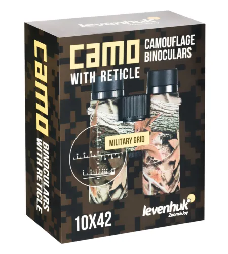 Levenhuk Camo Dots 10x42 binokkel koos võrega