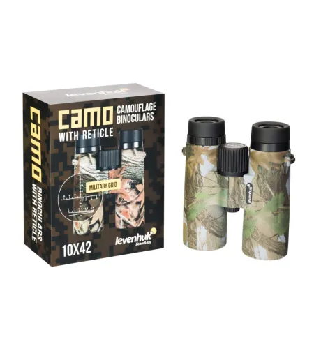 Levenhuk Camo Dots 10x42 binokkel koos võrega