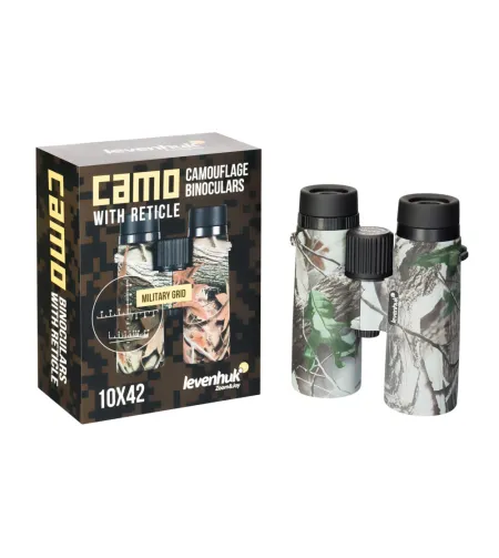 Levenhuk Camo Dots 10x42 binokkel koos võrega