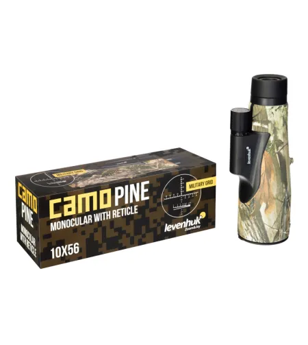 Levenhuk Camo Pine 10x56 Monocular with Reticle
