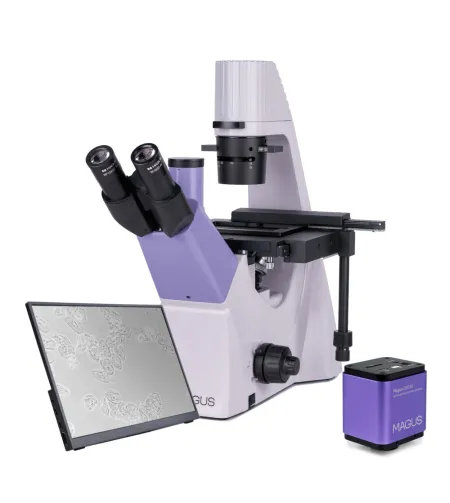 Bioloogiline ümberpööratud digitaalmikroskoop MAGUS Bio VD300 LCD-ekraaniga