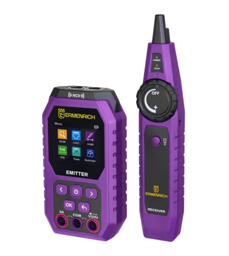 Ermenrich Ping SM75 Cable Tester With Multimeter