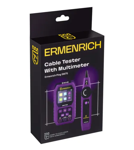 Ermenrich Ping SM75 Cable Tester With Multimeter