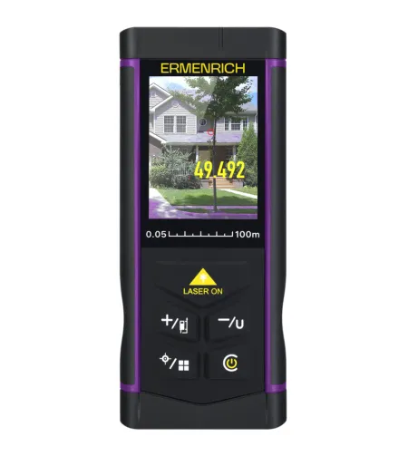 Лазерная рулетка Ermenrich PRO LR100, с камерой