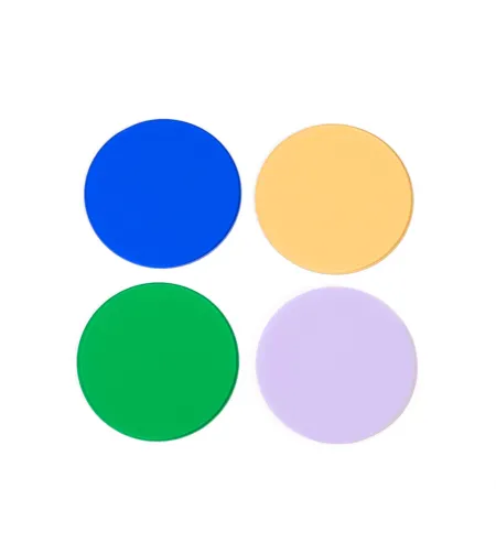 MAGUS LF4.2 värvifiltrite komplekt (sinine, roheline, kollane, mattklaas)