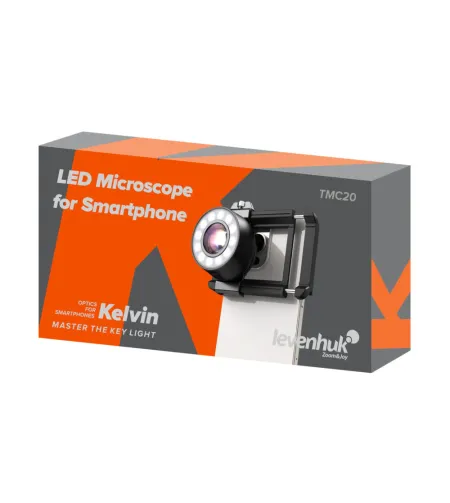 Микроскоп Levenhuk Kelvin TMC20 с LED-подсветкой для смартфона