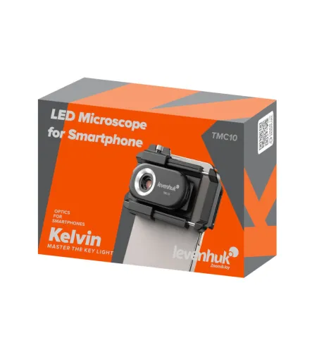 Микроскоп Levenhuk Kelvin TMC10 с LED-подсветкой для смартфона