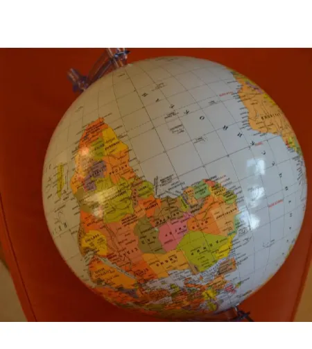 Globe ZACHEM 250 mm political (RU)