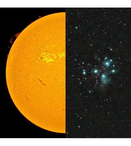 LUNT LS60MT/B600R&P Multipurpose ED Telescope for Sun + Night-Sky