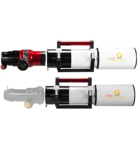LUNT LS100MT/B1200R&P Multipurpose APO Telescope for Sun + Night-Sky