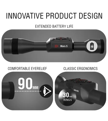 Termo optiline sihik MARS 5 EVO LRF 640 4-32x 12 Smart HD ATN