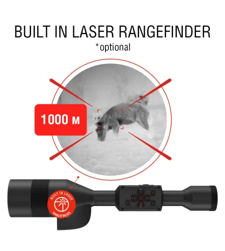 Тепловизионный прицел Mars 5 XD EVO LRF 1280 3-30x 12 Smart HD ATN