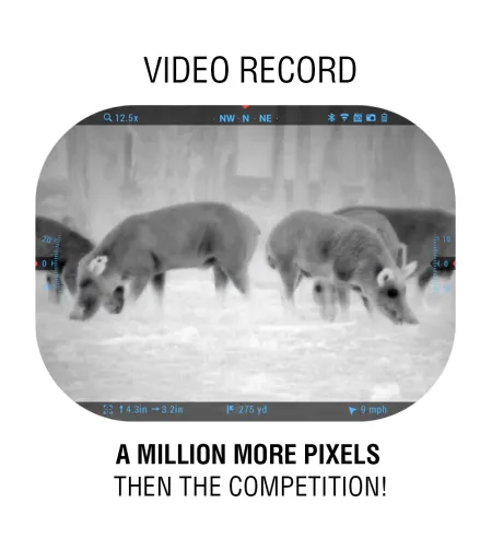 Тепловизионный прицел Mars 5 XD EVO LRF 1280 3-30x 12 Smart HD ATN