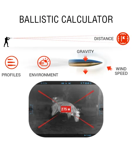 Тепловизионный прицел Mars 5 XD EVO LRF 1280 3-30x 12 Smart HD ATN