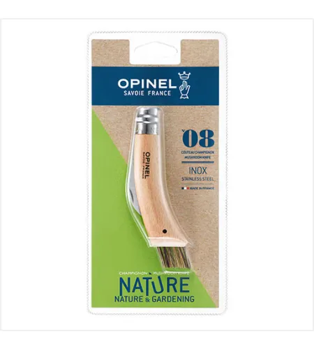 Opinel  Mushroom BLISTER Nr 8  Stainless Steel Knife