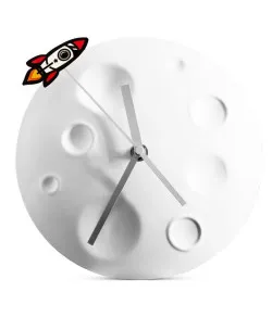suck UK Rocket Moon Clock