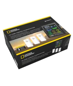 NATIONAL GEOGRAPHIC VA värviline LCD ilmajaam sh. 3 andurid