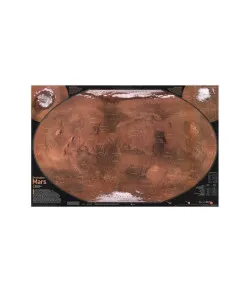 National Geographicu plakat Marss, punane planeet