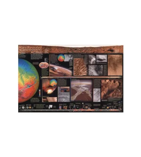 National Geographicu plakat Marss, punane planeet