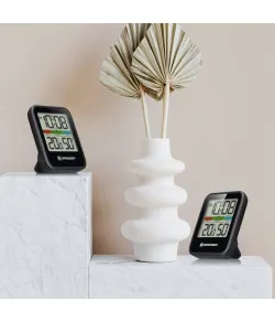 BRESSERi kliimamonitori termomeeter/hügromeeter DCF kolmeosaline must