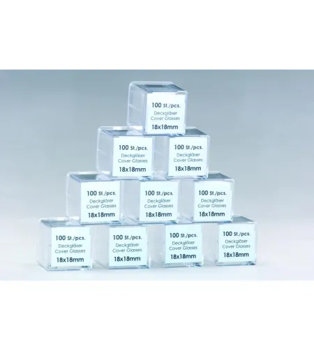 Windaus  katteklaasid, VPE 100 tk, 18x18 mm