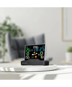 Raadio teel juhitav värviline ilmajaam BRESSER raamita ekraaniga