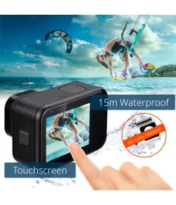 WIFI tegevuskaamera NATIONAL GEOGRAPHIC 5K Ultra-HD Explorer 7, 60 kaadrit sekundis