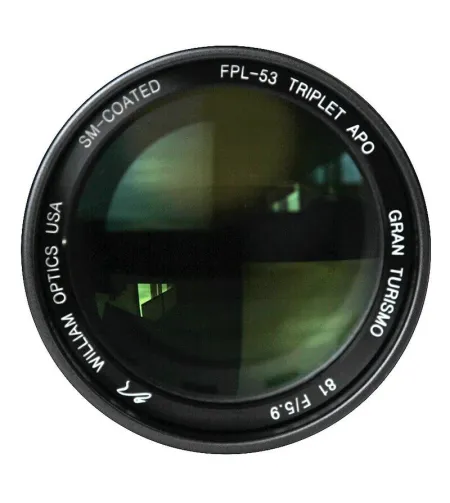 William Optics Apochromatischer Refraktor AP 81/478 Gran Turismo 81 IV OTA Guidescope-Set