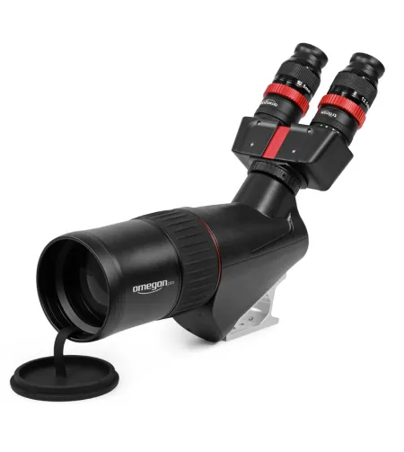 Omegon Spotting scope 40x80mm with binocular viewer